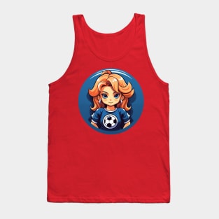 Soccer girl Tank Top